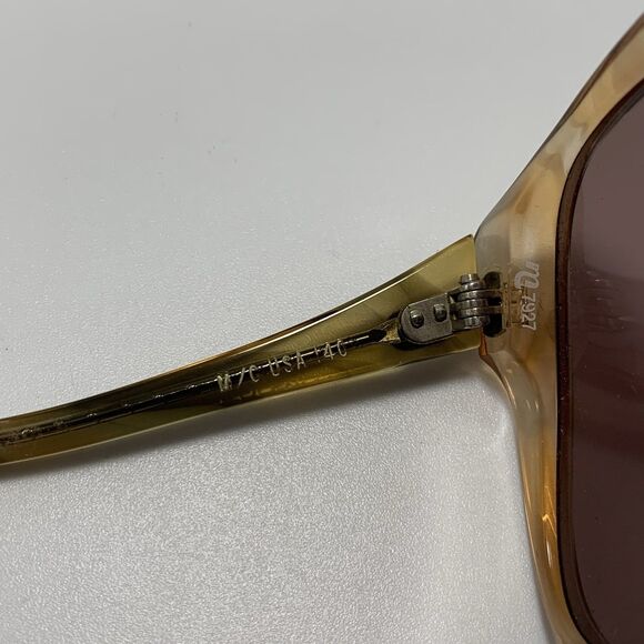 Rare Vintage M/C USA Sunglasses Glasses Frames MC 7927 - Frames Only - Brown main image 10